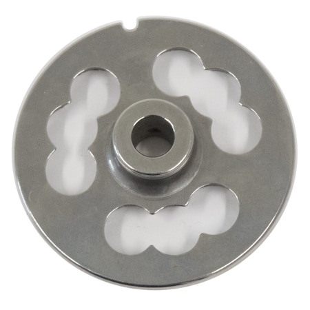 American Eagle AE-G12N/08-00 No 12 Grinder Plate 0MM STUFFER PLATE/3 HOLE PLATE AE-G12N/08-00